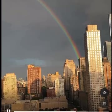 OMG!!! Fox News - Stunning full Rainbow lights up NYC skyline on day of 9/11/23 remembrance