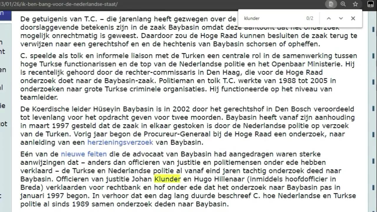 De rol van justitie 1