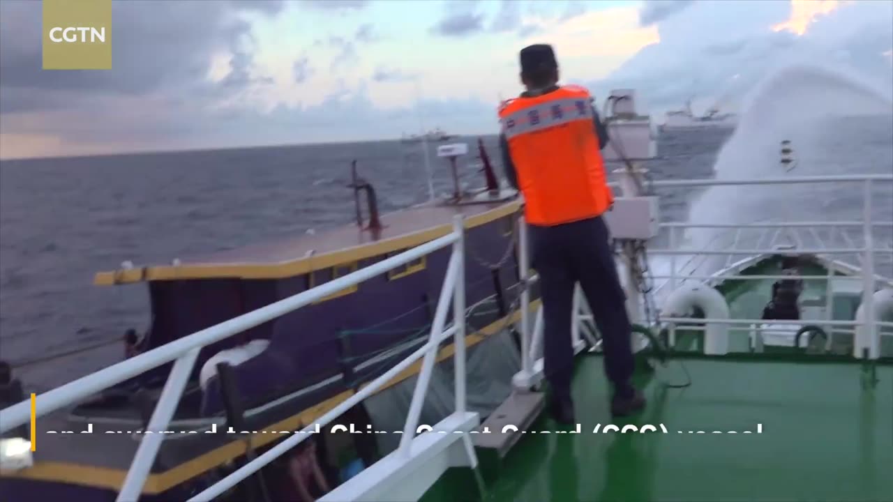 Video shows Philippine vessel swerving toward China Coast Guard vessel