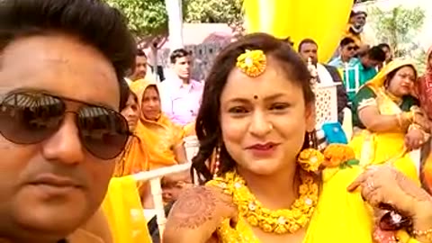 Indian haldi function video