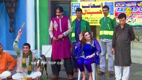 Zafri Khan and Khushboo, Iftikhar Thakur, Tariq Teddy , New Stage Drama 2023