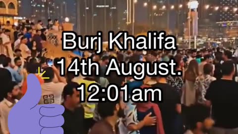 Independence day celebration in india 🇮🇳🇮🇳🇮🇳 for Dubai Burj Khalifa