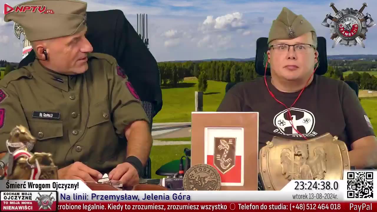 Śmierć Wrogom Ojczyzny! Wt. 13. 08. 2024r. W. Olszański, M. Osadowski NPTV.pl Rodacy Kamraci