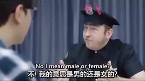 police man asking to Japanese man question #funny video😂😂 #memes