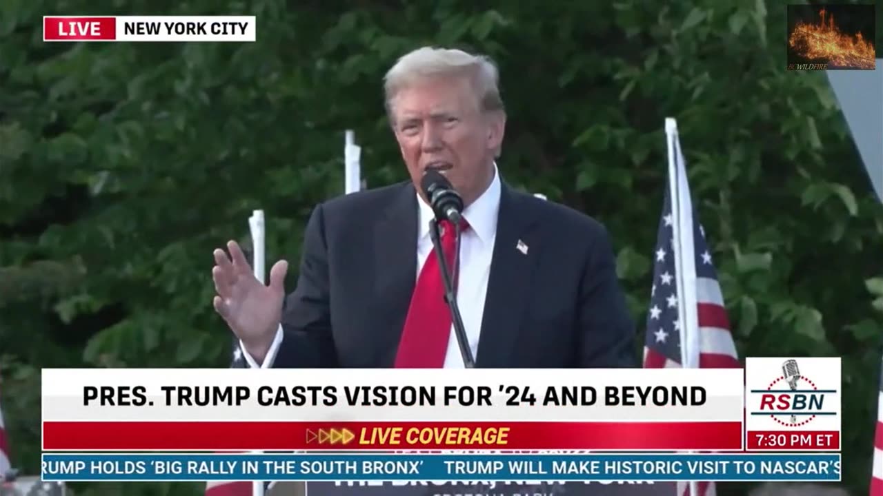 Trump Speech South Bronx in New York May 23 2024