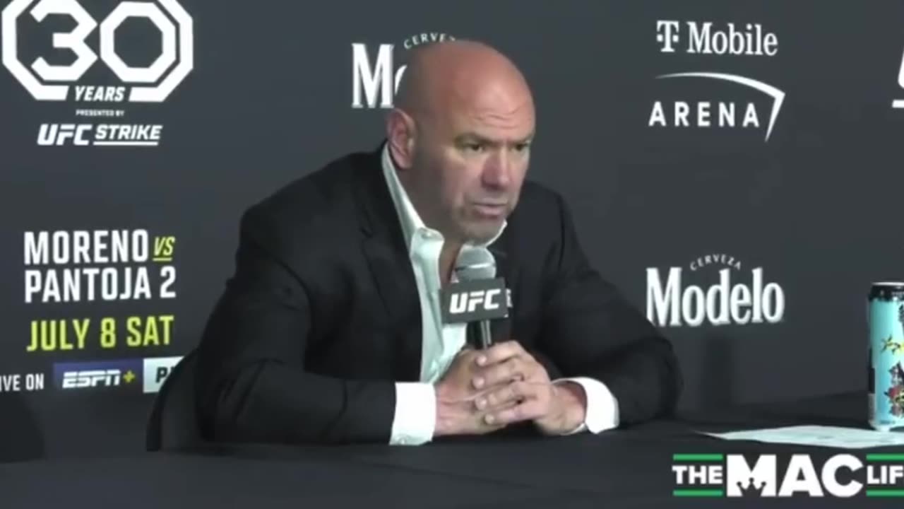 UFC's Dana White Trashes Woke Reporter In Legendary Clip