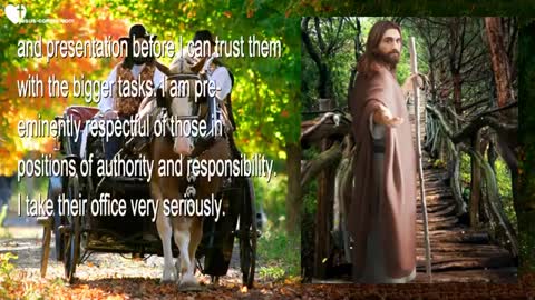 How I train My Servants, so that they may pull the Carriage safely ❤️ Love Letter from Jesus Christ