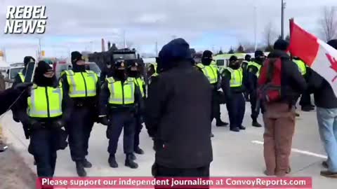 Police AGAINST Canadians - Threatening to ARREST