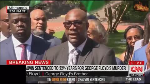 George Floyd's Brother Says "Not Just Black Lives Matter, All Lives Matter""