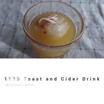 1873 Toast and Cider Drink