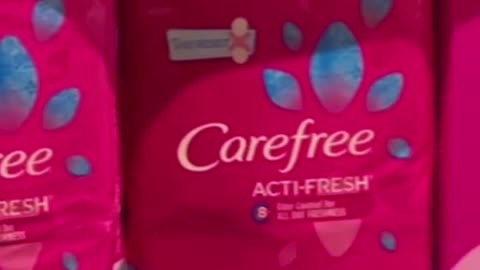 CARE FREE PANTY LINER CONTAINS FOREVER CHEMICALS