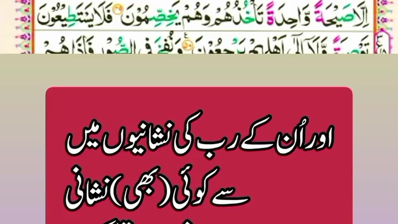 Surah yaseen tarjuma 23 para Quran