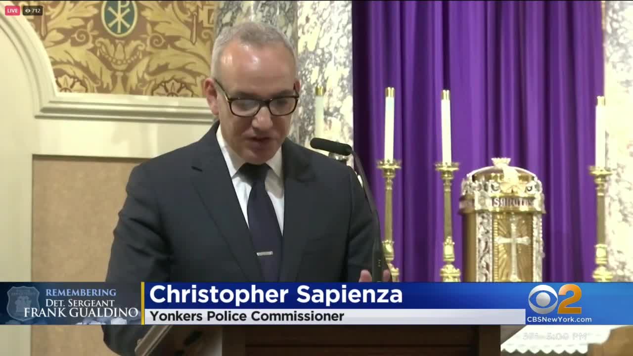 Funeral held for Yonkers Det. Sgt. Frank Gualdino