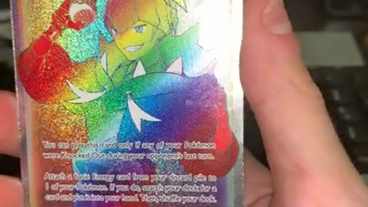 Pulled a Beautiful RAINBOW RARE Card!