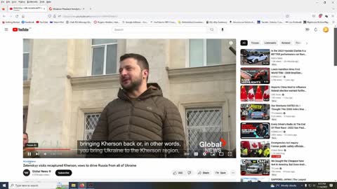 Actor Zelenskyy visits recaptured Kherson. FTX collapse.