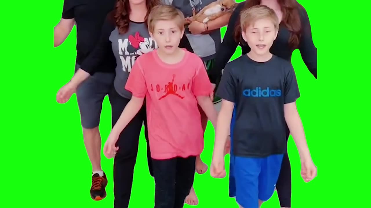 “ I’m Getting Ripped Tonight” Sharpe Family Singers | Green Screen