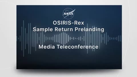 OSIRIS-REx Sample Return Prelanding