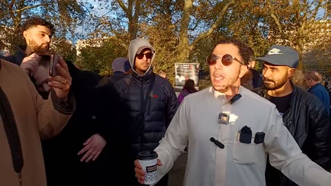 French Christian Tried The Wrong Muslim _ Regret it Shamsi Speaker's corner