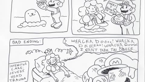 Mario, Luigi, Wario, Waluigi Doodles