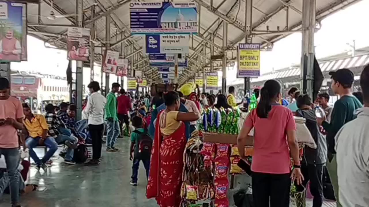 Char Bagh rly station Lucknow UP India