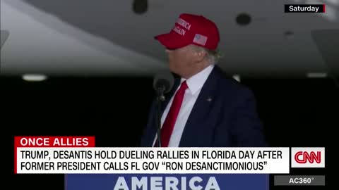 Trump and DeSantis rivalry spills into public view