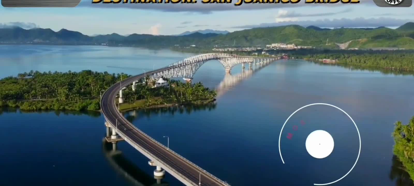 Tacloban city and the San juanico bridge