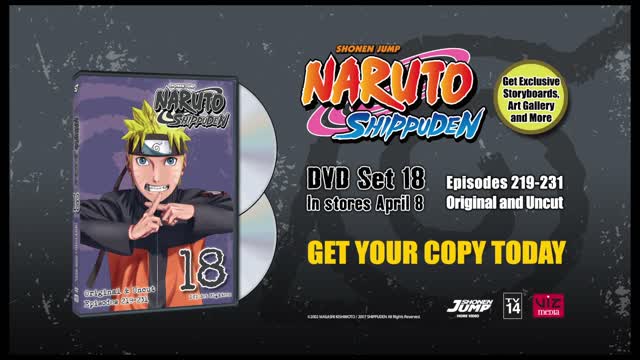 Naruto Shippuden DVD 18 Available Now