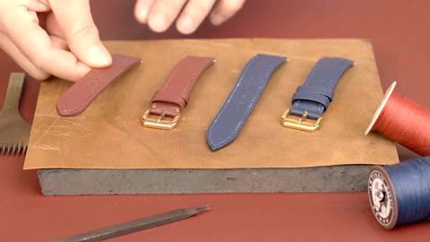 Watch Leather Strap Making