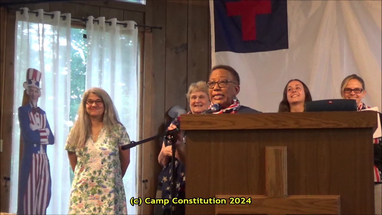 Closing Ceremonies, with Mr. Hal Shurtleff and Staff, at Camp Constitution 2024