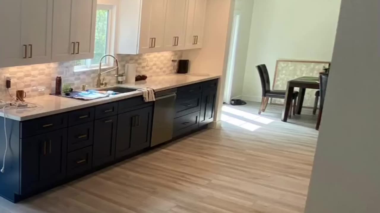 White and Blue Remodel