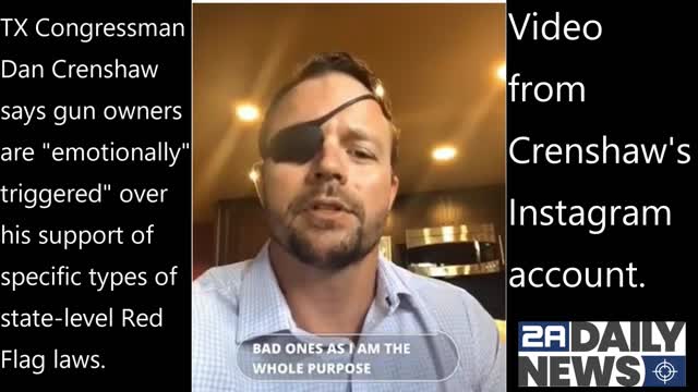 Dan Crenshaw on Instagram Explaining Support for Certain Red Flag Laws