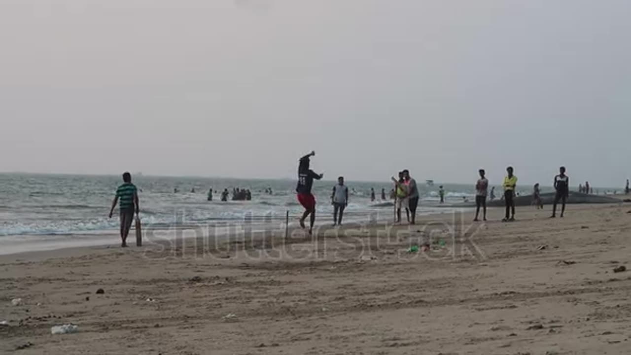 guys playing cricket