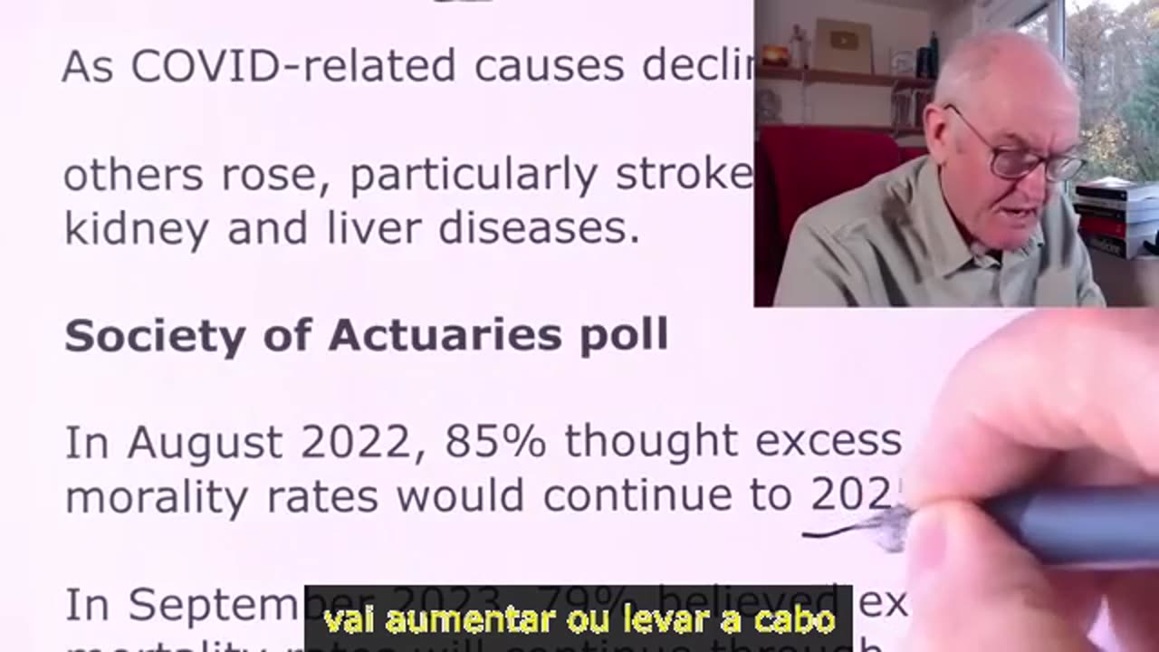 Excesso de mortes em 2023