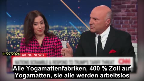 【DE】Kevin O'Leary, kanadischer Politiker, fordert 400 % Zoll auf chinesische Produkte