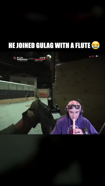 He joined gulag with a flute
