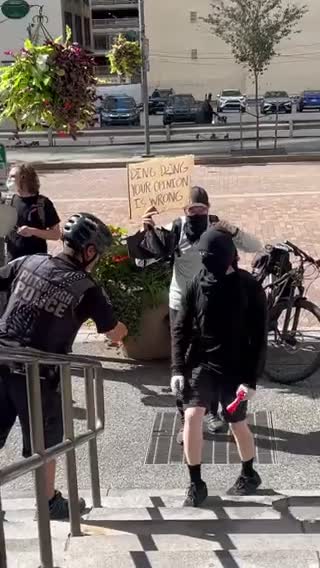 Insane Violent Trans Activists at Gabrielle Clark trying to Speak. Let Women Speak you Violent Thugs