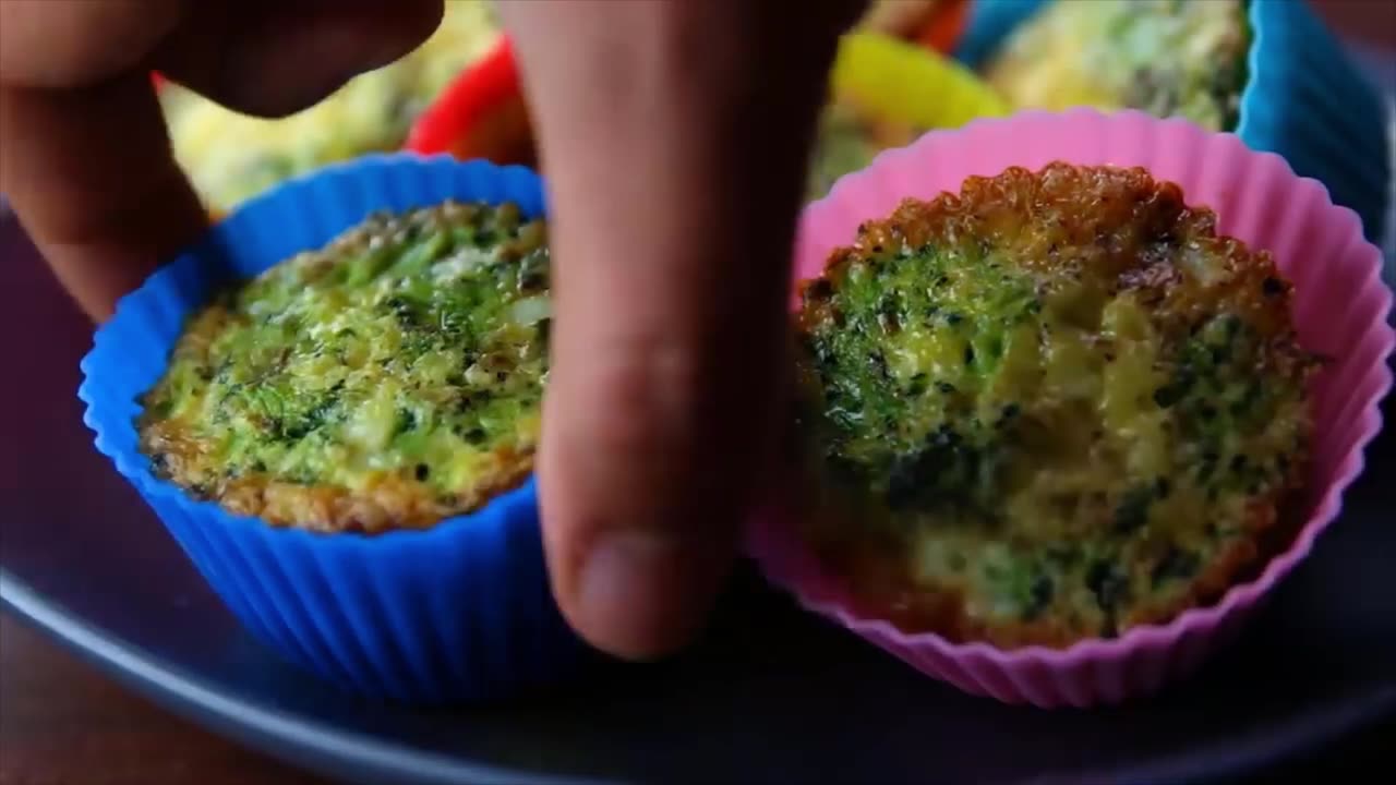 Broccoli 3 Fun Delicious Ways - Baked Muffins, Soup, Mini Tots