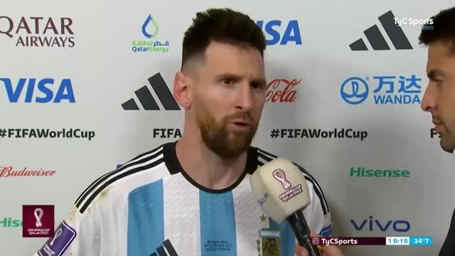 They don't play Football - Messi Interview vs Netherlands