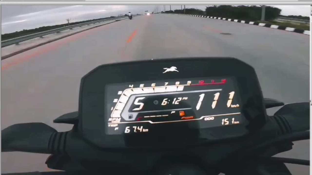 TVS top speed 117 KM #motovlog