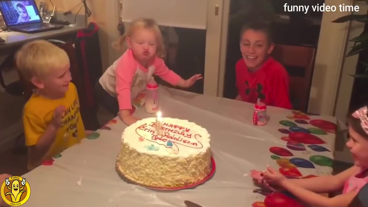 #funnyvideotime Kids Birthday Candles Gone Wrong Funny Fails #3