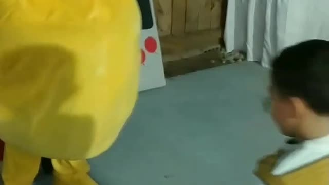 Electro bolt shocker for team rocket, Jesse- James - Meof with Pikachu at birthday party in Katy TX