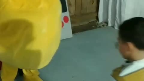 Electro bolt shocker for team rocket, Jesse- James - Meof with Pikachu at birthday party in Katy TX