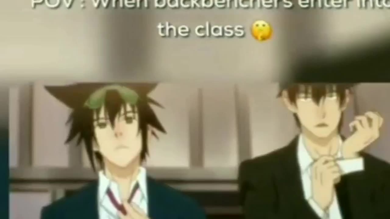 Backbenchers enter into the class