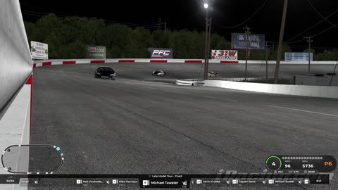 Nashville Fairgrounds Last to 6th Place. iRacing