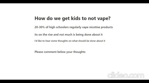 So many kids are vaping... Why?