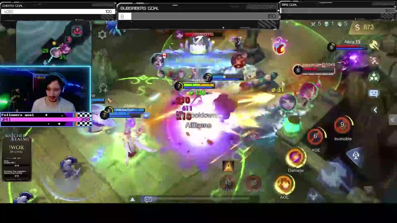 playing around with lunox our team was poping off