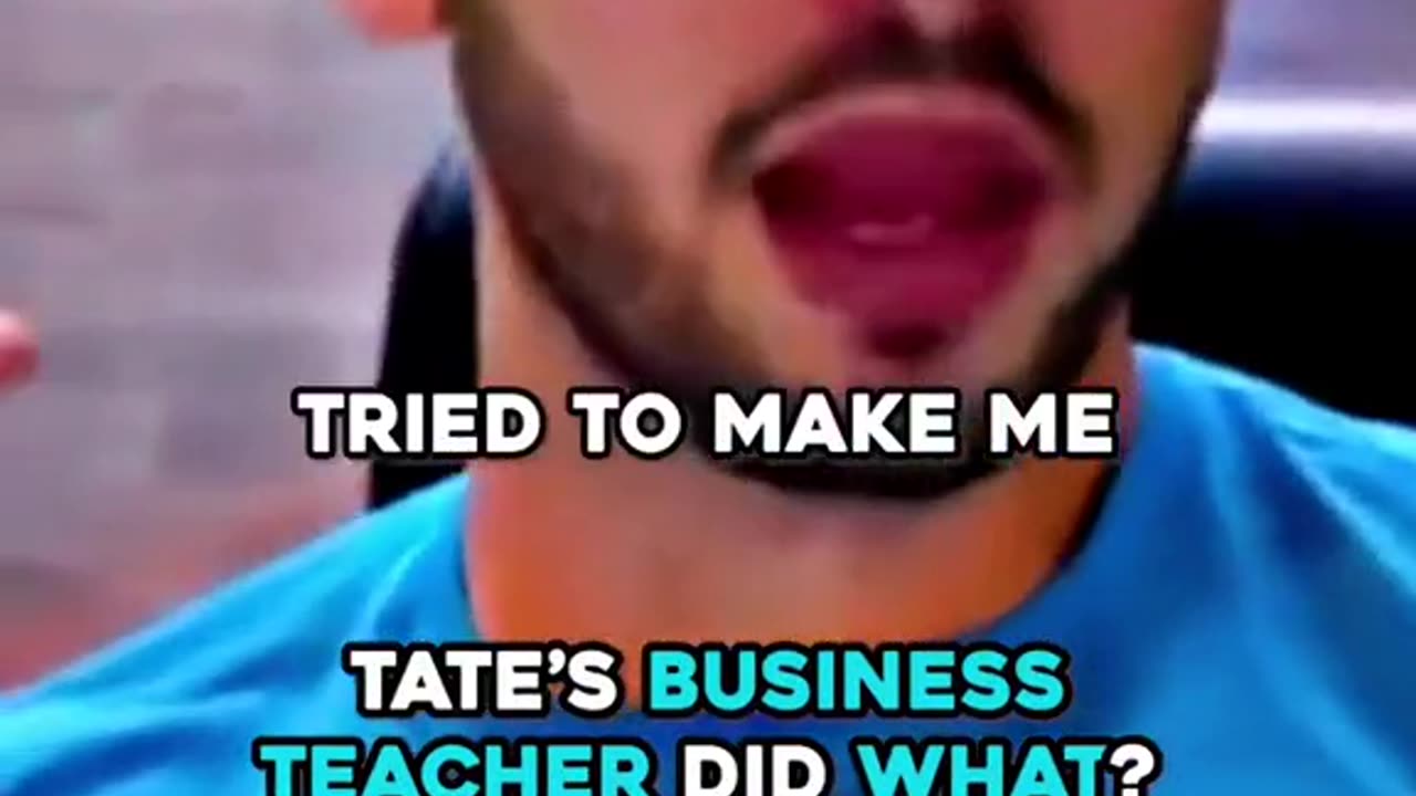 Tate's business teacher did what? | Andrew Tate | @cold_hustle