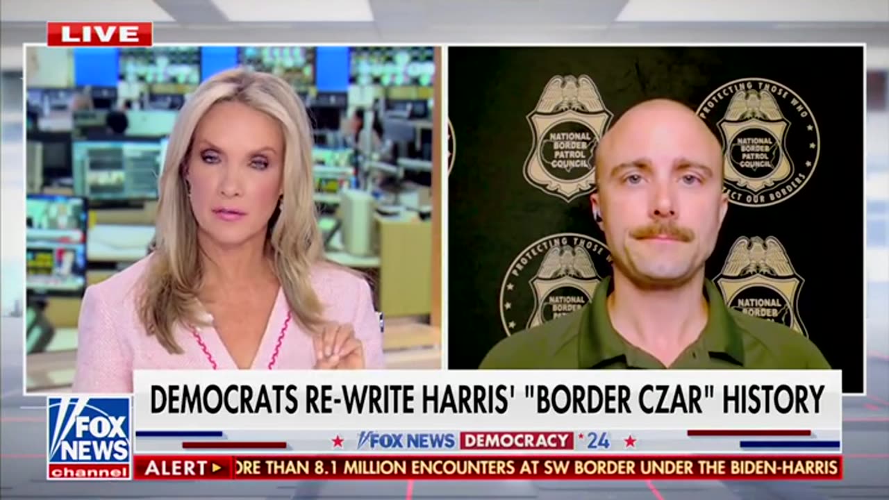 Border Patrol Union VP Says Kamala Harris Has 'Never' Made 'Any Contact' With His Org