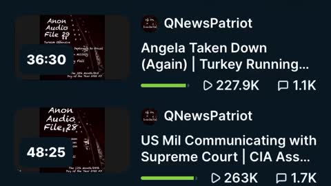 SG Anon episodes 28-32 Q plan ( Q News Patriot)