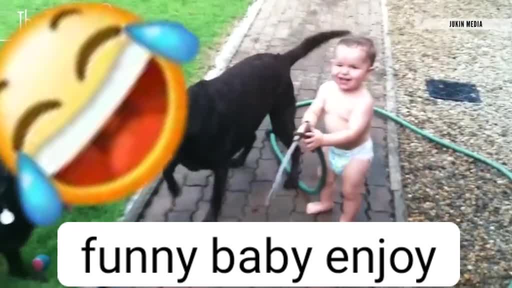 Babies Laughing At Pets so cute๐๐5Mviews